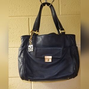 Dkny purse handbag crossbody blue